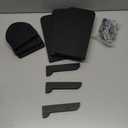 Set of 3 Black Natural Sturdy Wood Cat Wall Floating Steps - Wall Mounted Cat Climbing Shelves and Perches, Kitty Stairs Climber Ladder for Wall