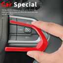 Auovo Steering Wheel Cover for 2021 2022 2023 2024 Compass Accessories Steering Wheel Frame ABS Interior Decoration Trim