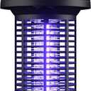 Zapper for Outdoor & Indoor, Safe for Kids & Pets, Covers 1500 Sq Ft, Family-Safe, Hanging Ring, Easy to Clean (Black)