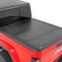 Rough Country Hard Tri-Fold Truck Bed Cover, Flip Up Truck Tonneau Covers for Jeep Gladiator JT (2020-2024) - 5ft Jeep Gladiator Bed Cover, Tonneau Cover - 49620500
