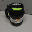 REDUCE Reusable 50 oz Cold1 Water Tumbler  Ergonomic Handle  Double-Wall Insulation  Sturdy Desktop/Tabletop Mug with Lid and Straw  BPA-Free  Stainless Steel for Gym, Home, or Office Phantom. Lid is Missing