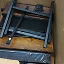 Furnulem 5 Drawers Dresser with Charging Station, Tall Night Stand with Storage Shelf, Fabric Chest of Drawers, Bedside Table for Closet, Entryway, Bedroom Furniture, 3 Ways to Use, Rustic Brown