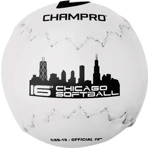 Champro Chicago Softball (White, 16-Inch)
