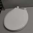 KOHLER 4639-RL-0 Cachet ReadyLatch Round Toilet Seat Soft Close, White, Round, Ready Latch