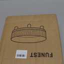 funest Makeup Perfume Organizer, 360 Degree Rotating Lazy Susan Cosmetic Desk Storage Lotions Display Case Round Tray with Large Capacity, for your Jewelry (white)