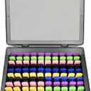 Flash Drive Case USB Memory Stick SD Card Storage Organizer- Holds 104pcs Thumb Drives Electronic Accessories Holder for Sandisk for Samsung for Inland for PNY for Netac (Gray) (Grey)