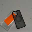 TORRAS Magnetic Ostand for iPhone 14 Pro Max Case [Compatible with Magsafe] with Stand, [Military Grade Drop Protection] Shockproof Translucent Back Slim Protective Phone Case (2022), Black