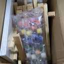 4 Pack 8 * 10In Canvas Boards for Painting, Art Canvas for Drawing with 16 Brushes & 8 Paint Trays & 16 Acrylic Paint, Mini Painting Canvas with Easel Set, Painting Kits for Adults & Kids Party