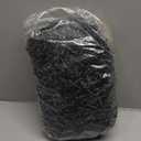 Acrux7 Plastic Chain 82 FT. 1.5 Inch Diameter Black Plastic Chain Link, Light Weight UV Protected Plastic Chain Barrier for Hanging Halloween Fake Chains Decoration, Chains Cosplay