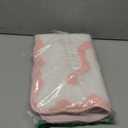 Pink Scalloped Bathroom Mat 26x18, Soft Absorbent Bath Mats, Machine Washable Microfiber Floor Mats for Bathroom Tubs, Sinks and Showers