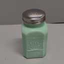 Tablecraft Pepper Shaker with Metal Top, 2.5 x 2.5 x 4.5, Green