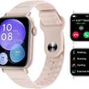 Smart Watch Sports Pedometer, Fitness Tracker Bluetooth Call Heart Rate Blood Oxygen Sleep Monitor, 100 Sports Modes Waterproof for iOS Android Men's Women's Smart Watch (Pink)