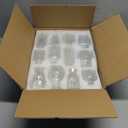 12 Pcs Small Glass Bud Vase Set ofMini Vintage Vases in Bulk, Clear Bud Vases for Centerpieces Rustic Wedding DecorationsHome Table Flower Dcor. (Transparent)