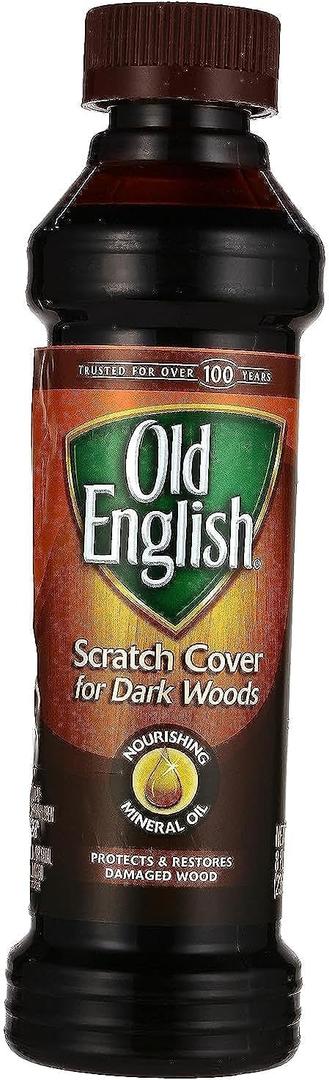 Old English 75144 Scratch Cover For Dark Woods, 8oz Bottle, Wood Polish