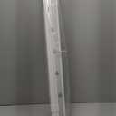 Cordless Tear Down Light Filtering Shade - 37 Inch Width, 72 Inch Length - White- Cord-Free Customizable Room Darkening Horizontal Mini Vinyl Windows Blinds for Interior by Achim Home Decor