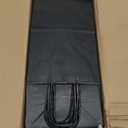 METRONIC Black Gift Bags 5.25 x 3.75 x 8 Inch 100 Pack, Small Paper Bag Bulk with Handles, Heavy Duty Shopping Bags for Party Favors, Retail, Birthday, Weddings, Takeout