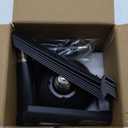 ZMISHIBO 1 Pack 17.9 Inch Socket Fan Light with Remote, Dimmable 3 Colors 6 Speed 1100 Lumens Light Bulb Fan Screw in Ceiling with Lights, Light Socket Ceiling Fan for Bedroom -Black