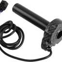 Imitation Carbon Fiber Throttle Grips Compatible with Surron Light Bee Sur Ron S X X160 X260 Electric Bike, Throttle Turn Handle with Rolling Bearing Cable for 7/8" Handle Bar Accelerator Motorcycle