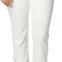 PGA TOUR Women's 22" Tech Capri Golf Pants with Comfort Stretch Waistband - Size 2 - 18 Plus (White)
