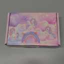 Faburo 21pcs Kids Jewelry for Girls -7 Necklaces, 7 Rings, 7 Bracelets, Little Girls Jewelry Kids Mermaid Necklace Rings for girls, Toddler Jewelrys Necklace Birthday Christmas Gift Age 3 4 6 8