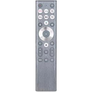 ERF6A80 Replace Voice Remote Control with Backlit fit for Hisense U6 U7 U8 Series Mini-LED ULED 4K UHD Google Smart TV 55U8N 65U8N 75U8N 85U8N 100U8N 55U7N 65U7N 75U7N 55U6N 65U6N 75U6N 85U6N, Gray