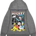 Disney Mickey Mouse Boys Pullover Hoodie & Pants, 2-Piece Outfit Set for Kids and Toddlers (8, Grey)