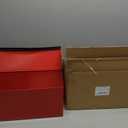 KYODOLED Wall-Mount Mailbox, Large Capacity Mail Box, Galvanized Steel Rust-Proof Metal Post Box, Mailboxes for Outside,15.7"x9.9"x4.9" Red