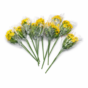 10Pcs Artificial Yellow Flowers
