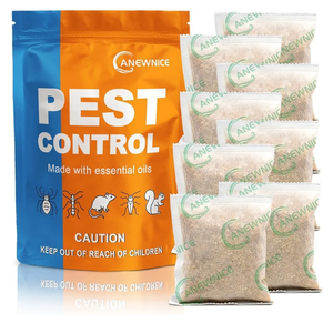 Pest Control Pouches, Mouse Repellent, Rodent Repellent, Extra-Strength Peppermint Oils Repel Mice,Mouse,Rats, Ant,Roach,Moths& Other Pest,Pest Repellent, Indoor Mice Repellent,Mosquito Repellent 8P, The packaging is opened