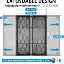Marbrasse Expandable Desk Drawer Organizer, Mesh Drawer Organizer Tray with 10 Adjustable Compartments, Desk Organizers and Accessories, 5 Dividers Drawer for Office Supplies, Makeup & Vanity (Black)
