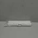 10Pcs 11.65" White Arc Surface Pull,White Edge Pulls Furniture Drawer Handles Hidden Cabinet Handle,Hole Dia.10.08"/256mm