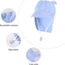 Baby Toddler Sun Hat Beach Hat for Boys and Girls UPF 50+ (2-4T, Pink)