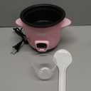 DASH Mini Rice Cooker Steamer with Removable Nonstick Pot, Keep Warm Function & Recipe Guide, Half Quart, for Soups, Stews, Grains & Oatmeal - Pink