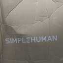 simplehuman Corner Shower Caddy, Stainless Steel and Anodized Aluminum