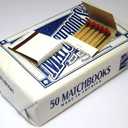 5 x 50 Matchbooks, White, for Wedding Birthday Wholesale, Made in America (1 Pack of 50)