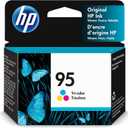 HP 95 Tri-Color Ink | Works DeskJet 460, 5000, 6000, 9800; OfficeJet H470, 100, 6000, 7000; PhotoSmart C4100, D5000, 300, 400, 2000, 7850, 8000; PSC 1600, 2350 Series | C8766WN