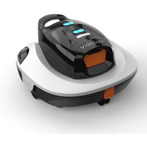 Portable Robotic Pool Cleaner, Easy One-Touch Operation