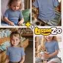 Toddler Girls Short Sleeve Cute Tops | Ribbed Knit, Crew Neck, Slim Fit, Summer, Basic, Soft, School Outfit, Trendy, Ages 18M-5T, Solid Colors