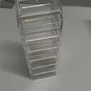 STORi SimpleSort 6-Piece Stackable Clear Drawer Organizer Set | 3" x 3" x 2" Square Trays | Small Makeup Vanity Storage Bins and Office Desk Drawer Dividers | Made in USA