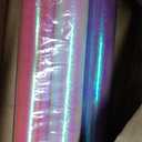 WRAPAHOLIC Wrapping Paper Roll - Pink/White/Purple Rainbow Color for Birthday, Wedding, Mother's Day, Valentine's Day, Holiday, Baby Shower Wrap - 3 Rolls - 30 inch X 120 inch Per Roll