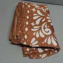 Hahafelt 6 Pcs Mexican Talavera Cielito Lindo Table Runner 71 x 13'' Linen Baby Shower Home Decor Traditional Cinco De Mayo Dia De Los Muertos Day of The Dead Fiesta Party Decoration Supplies (Brown)