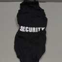 SCENEREAL Security Dog Hoodies Puppy Sweater for Large Dogs Boys Girls, Soft Doggi Costume with Leash Hole, Pet Cold Weather Coats, Fleece Pet Clothes Hooded Sweatshirt (#1 Black (SECURITY Printed) Large