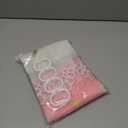 Rose Shower Curtain Spring Floral Pink Girl Bathroom Decor, Waterproof Cloth Fabric with Hooks, 60" W x 72" L