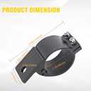 Tube clamp 3Inch LED Light Bar mounting Bracket Bull Nudge bar mounts clamp kit Adjustable for Off Road SUV ATV Truck Motorcycle Boat 2PCS