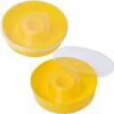 Swess Bee Rapid Feeders, Beehive Round Hive Top Water Feeder Drinking Bowl for Bee Drinking Equipment & Beekeeping Supplies(2Pack)