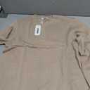 COOFANDY Men's Henley Sweater Long Sleeve Textured Pullover Sweaters Casual Button Crewneck Knit Sweater
 L