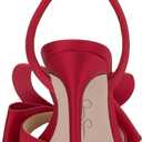 Jessica Simpson Women's Olivine Bow Heeled Sandal (Size: 7.5, Red)