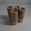 LITOPAK 100 Pack 10 oz Kraft Paper Coffee Cups for Water, Juice, and Tea, Disposable Hot Coffee Cups for Home, Restaurant, Store, and Cafe