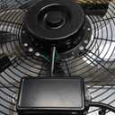 KEN BROWN 20 Inch Shutter Exhaust Fan With 1.65 Meters Power Cord Wall Mounted, High Speed 3500CFM, Vent Fan For Garages And Shops, Greenhouse,Attic Ventilation