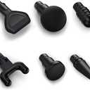 Massage Gun Heads for Hypervolt GoReplaceable Massager Gun Attachment 6 Different Muscle Massager Heads Deep Tissue Percussion Plug and Play Salon Tools Home Pain Relief New Upgrade Massage Head